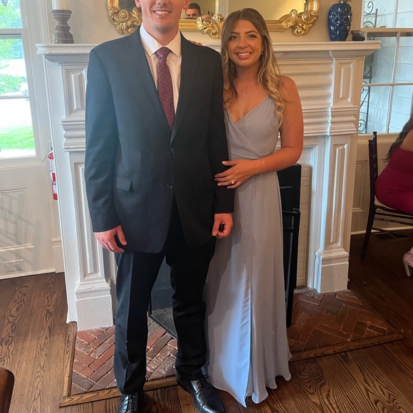 Birdy Grey Cindy Dress Chiffon Dusty Blue - Medium - Picture 10 of 10